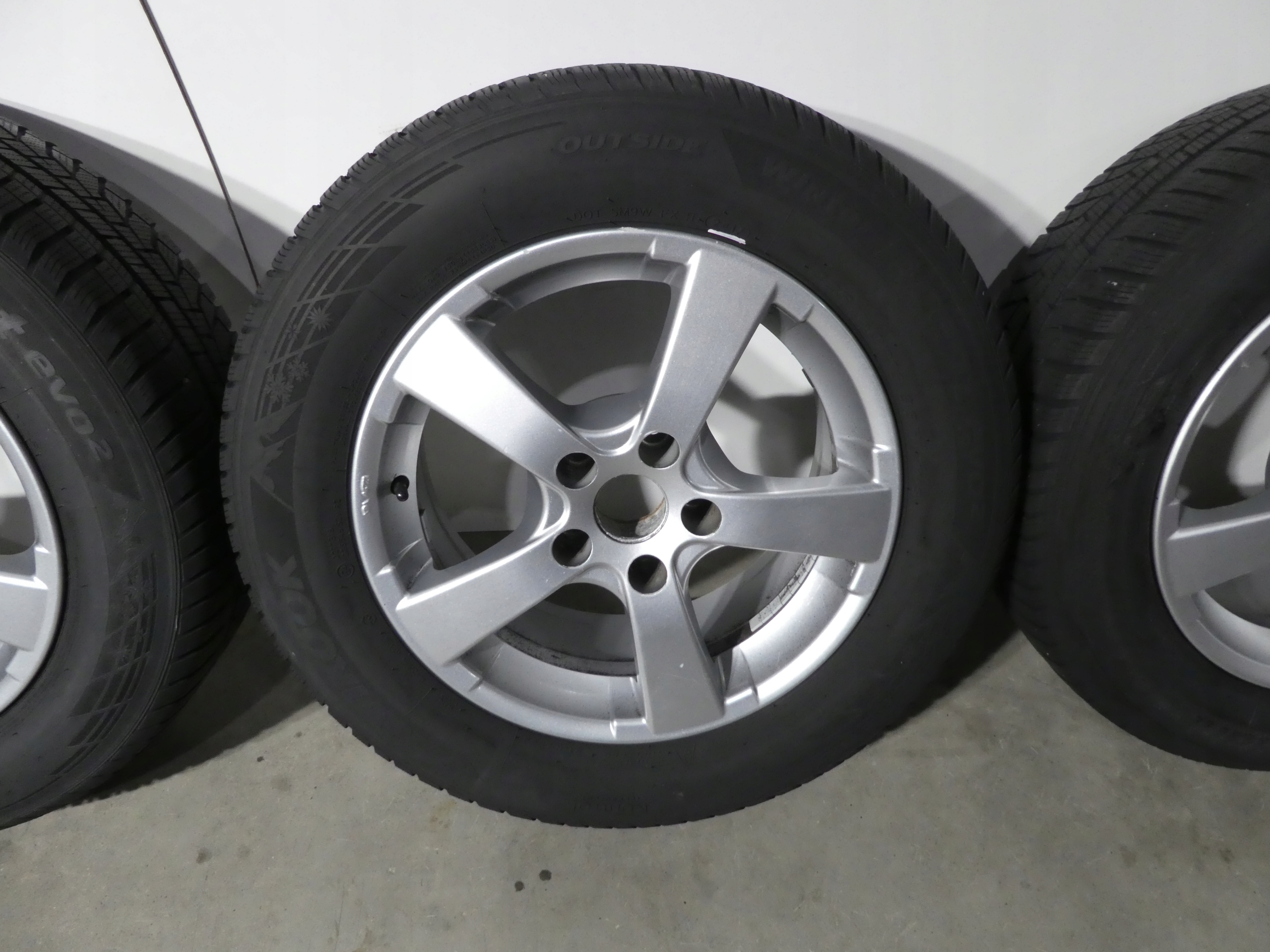 4X wheels discs tyres VW 5X112 KBA 46721 2017R 225/60/16