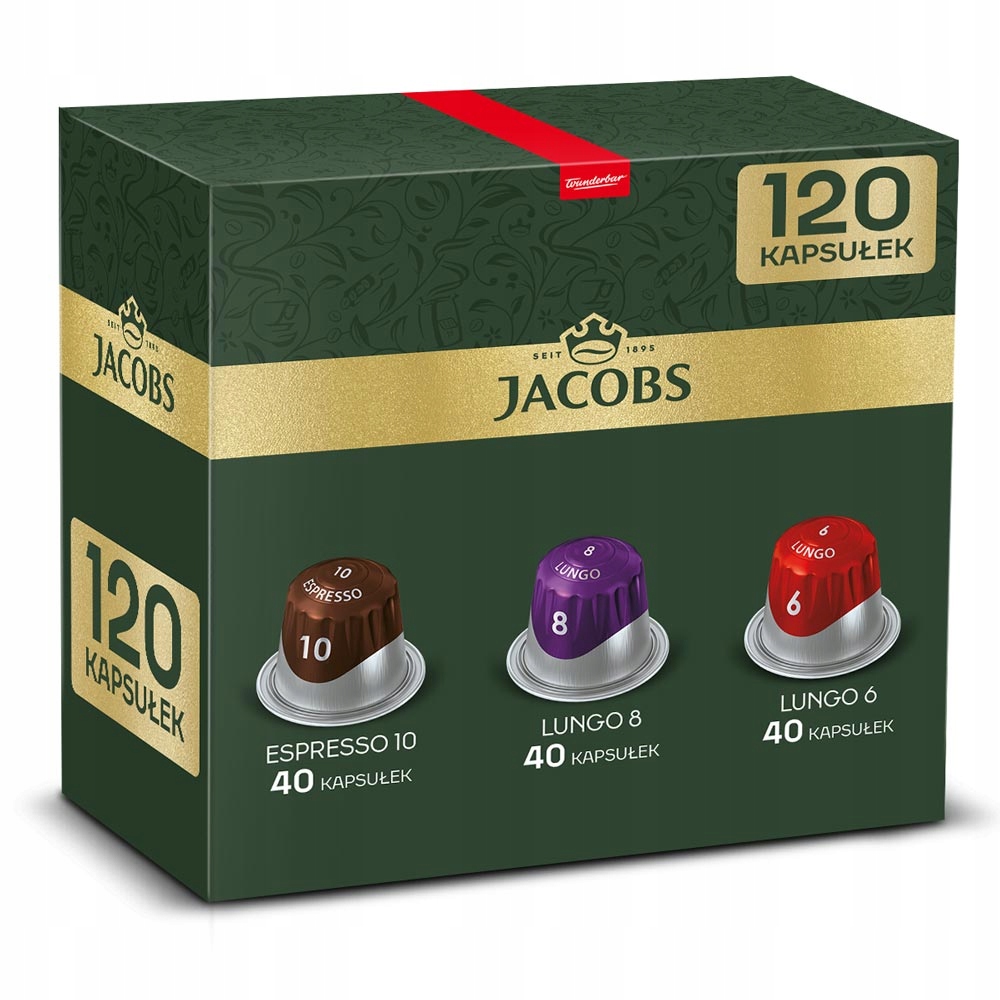 Kapsułki Jacobs do Nespresso(r)* Lungo 6,8, Espresso, 10+2 [120 kaw]