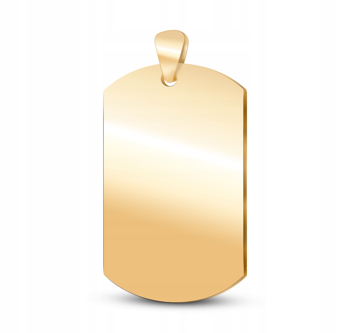 Zlatý Přívěsek Klasický Zlatý Vojenská Známka 585