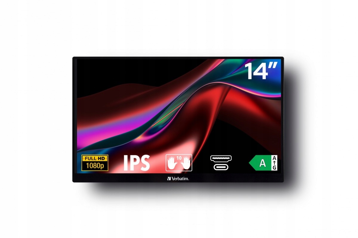 Verbatim Prenosný dotykový monitor PMT-14 Full Hd