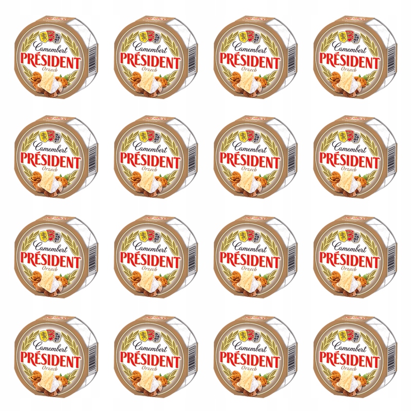 President Camembert Ořech 120 g X16