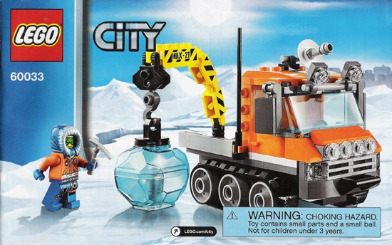 LEGO City Instrukcja 60033 Arctic Ice Crawler