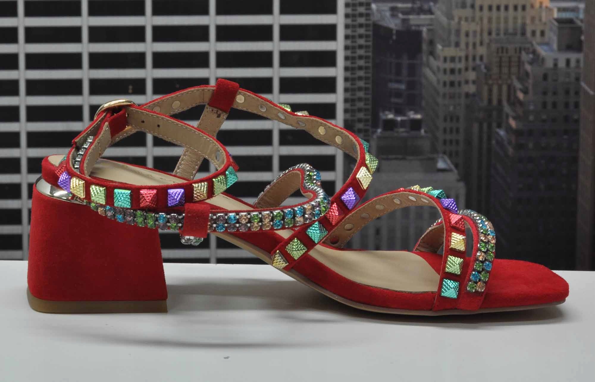 ALMA EN PENA V22377 RED SANDAŁY DAMSKIE r.38 Rozmiar 38