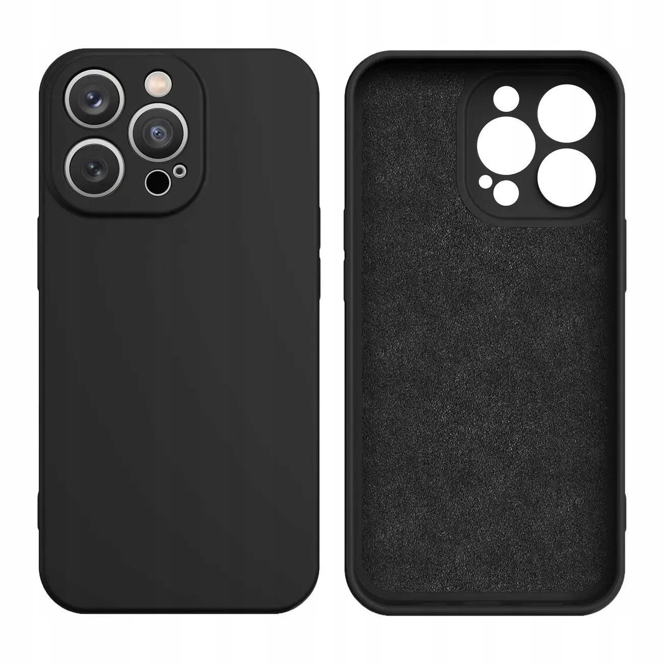 Etui Silicone Case na Samsung Galaxy A36 5G czarne Hurtel