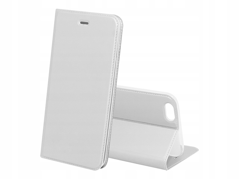 

Etui do iPhone 5s srebrne klapka podstawka