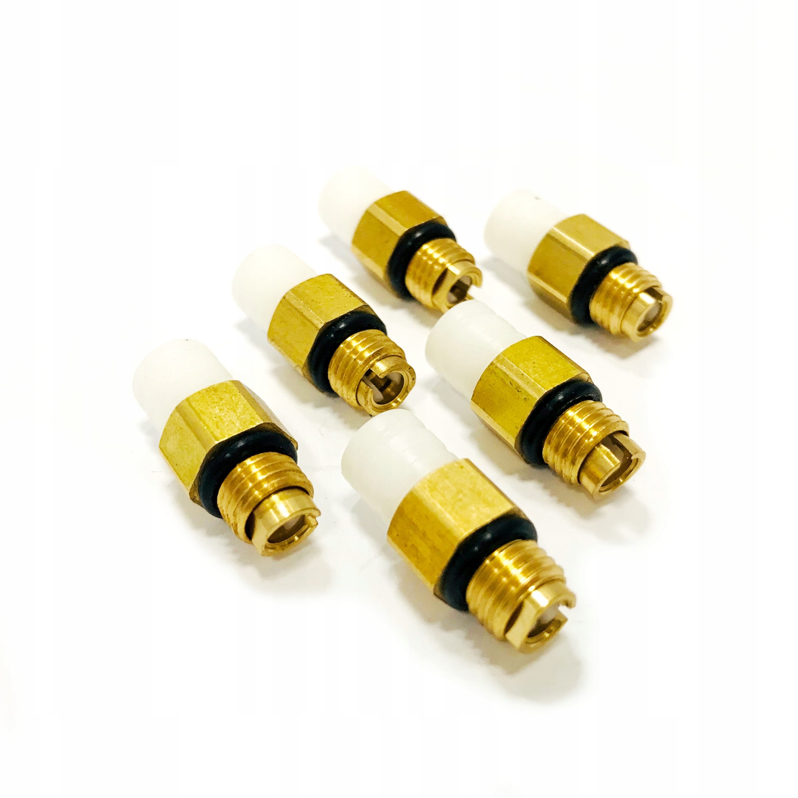 6x Spojka Koncovka Kabelu Pneumatiky M8 Pro Zavěšení