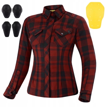 Dámska Motocyklová Košeľa Shima Renegade Lady 2, Bunda S Lemami XL