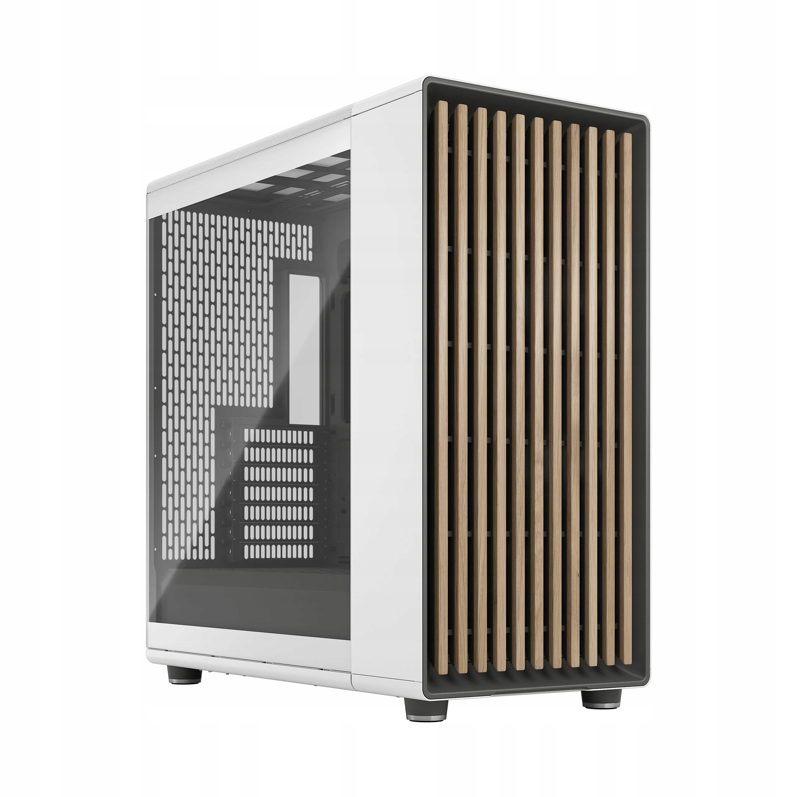 Fractal Design Počítačová skříň North XL Krémově bílá Tg Clear Atx Bez zdroje