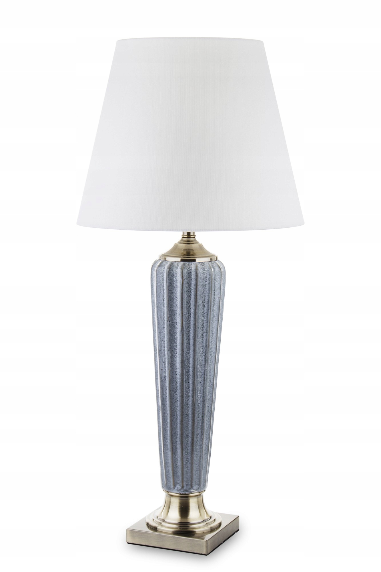 Klasická veľká stolová lampa s keramickým tienidlom, dekoratívna nočná lampa