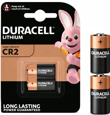 Bateria litowa Duracell High Power CR2 3V, 2 szt