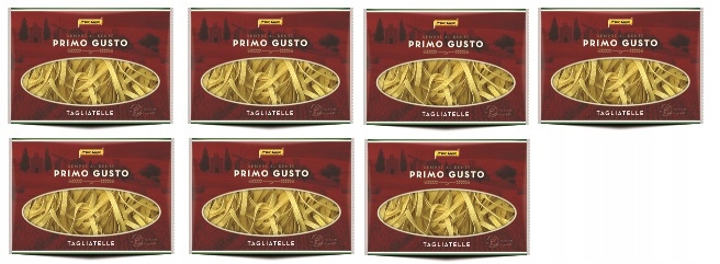 7x 500g Primo Gusto Makaron Tagliatelle Karton