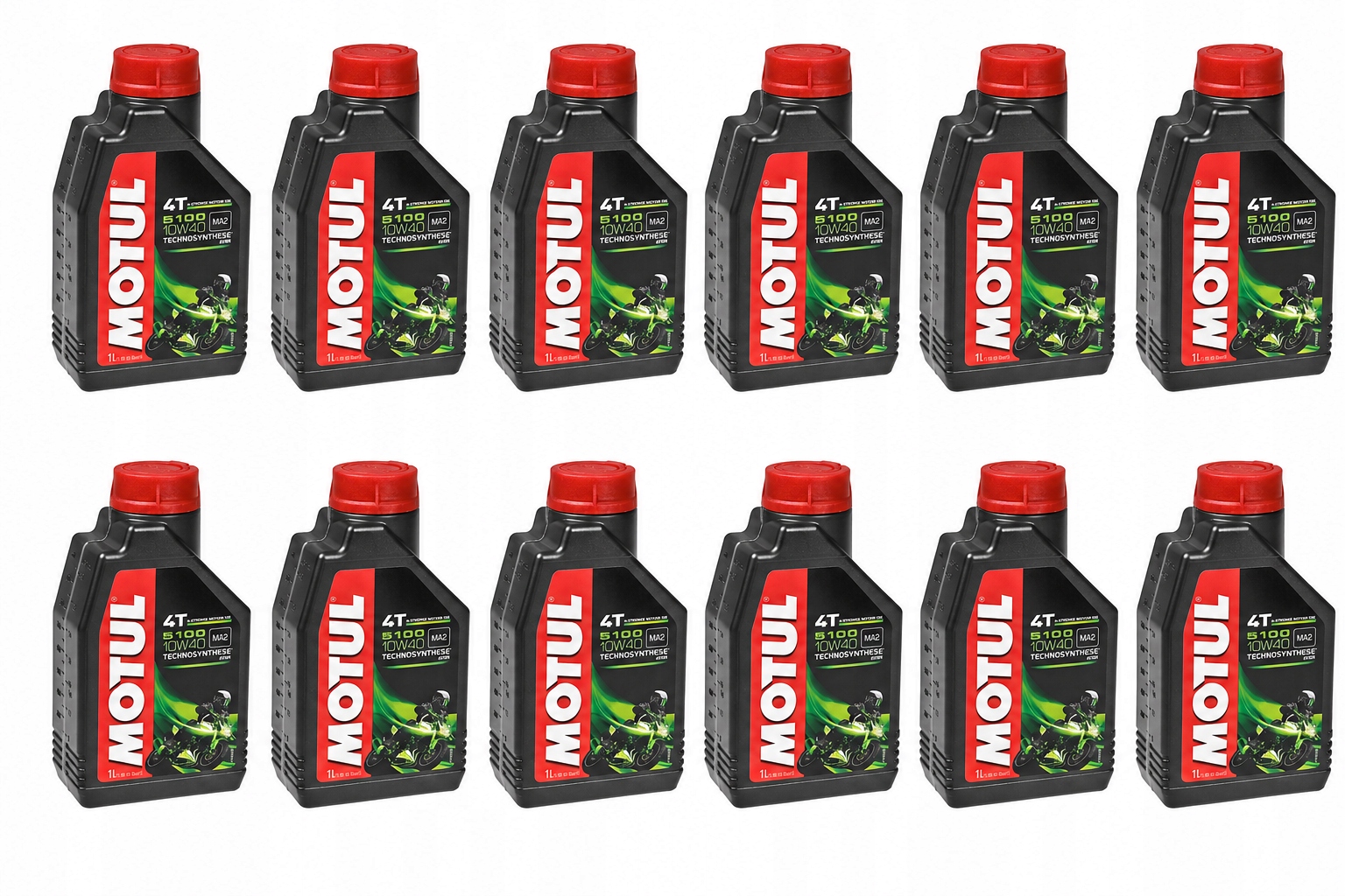 Sada, Motorový olej Motul 5100 4T 10W40, MA2 1 litra (polosyntetický) x12