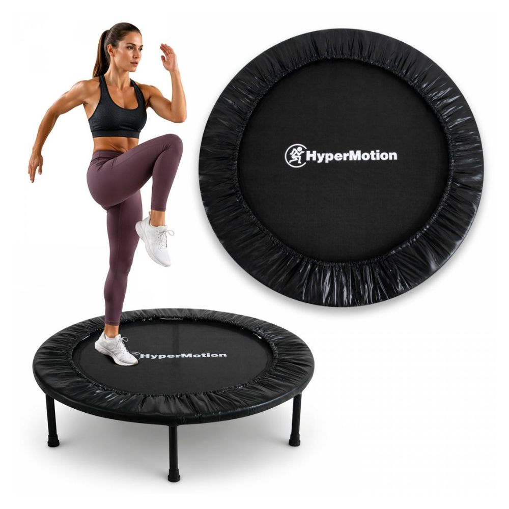Domácí sportovní trampolína Fitness Černá 91 cm Do 100 kg Stabilní