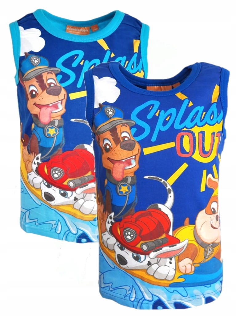

2-pak T-shirt bluzka bez rękawów Psi Patrol 110