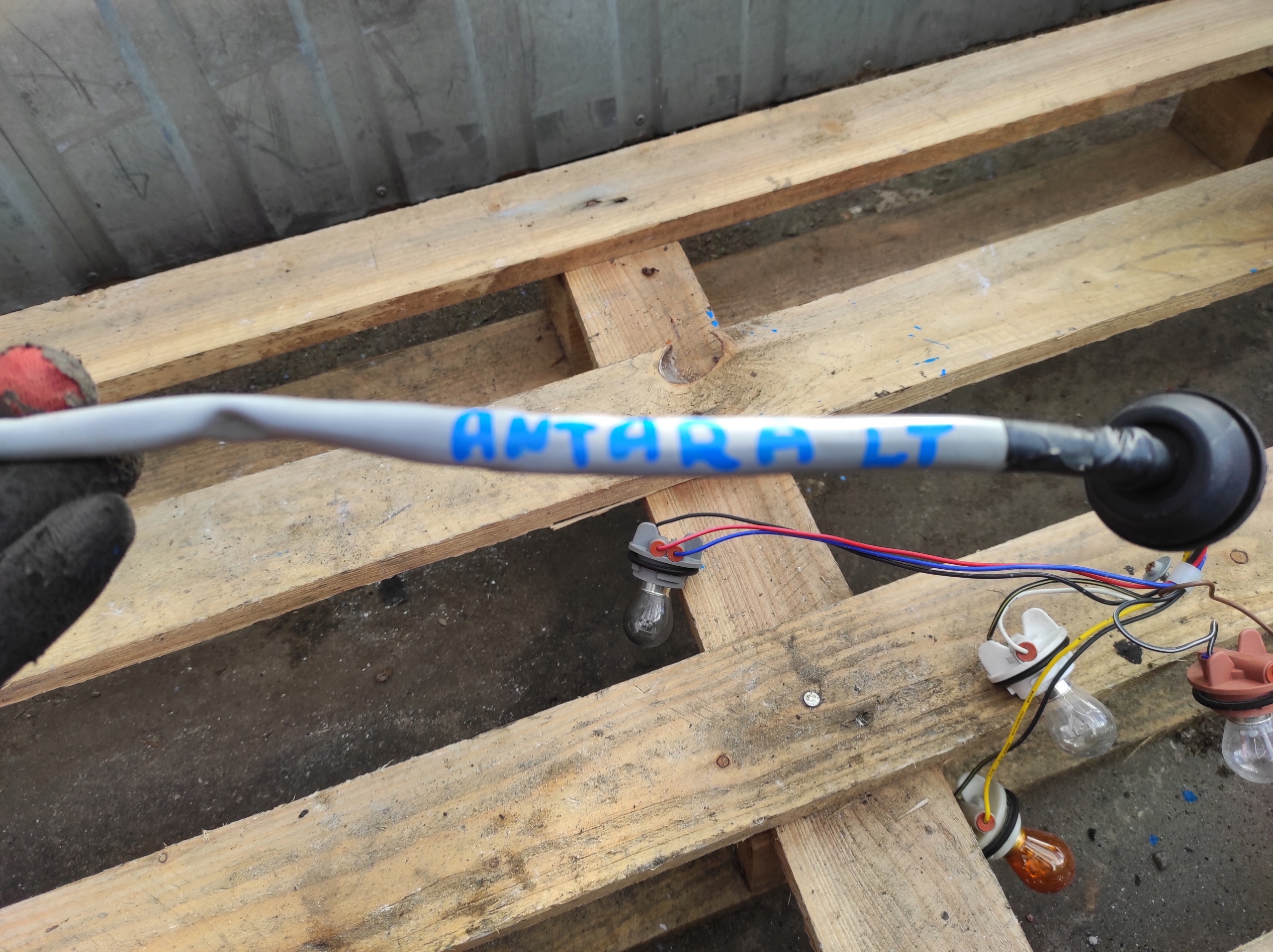 light housing left rear part Opel Antara