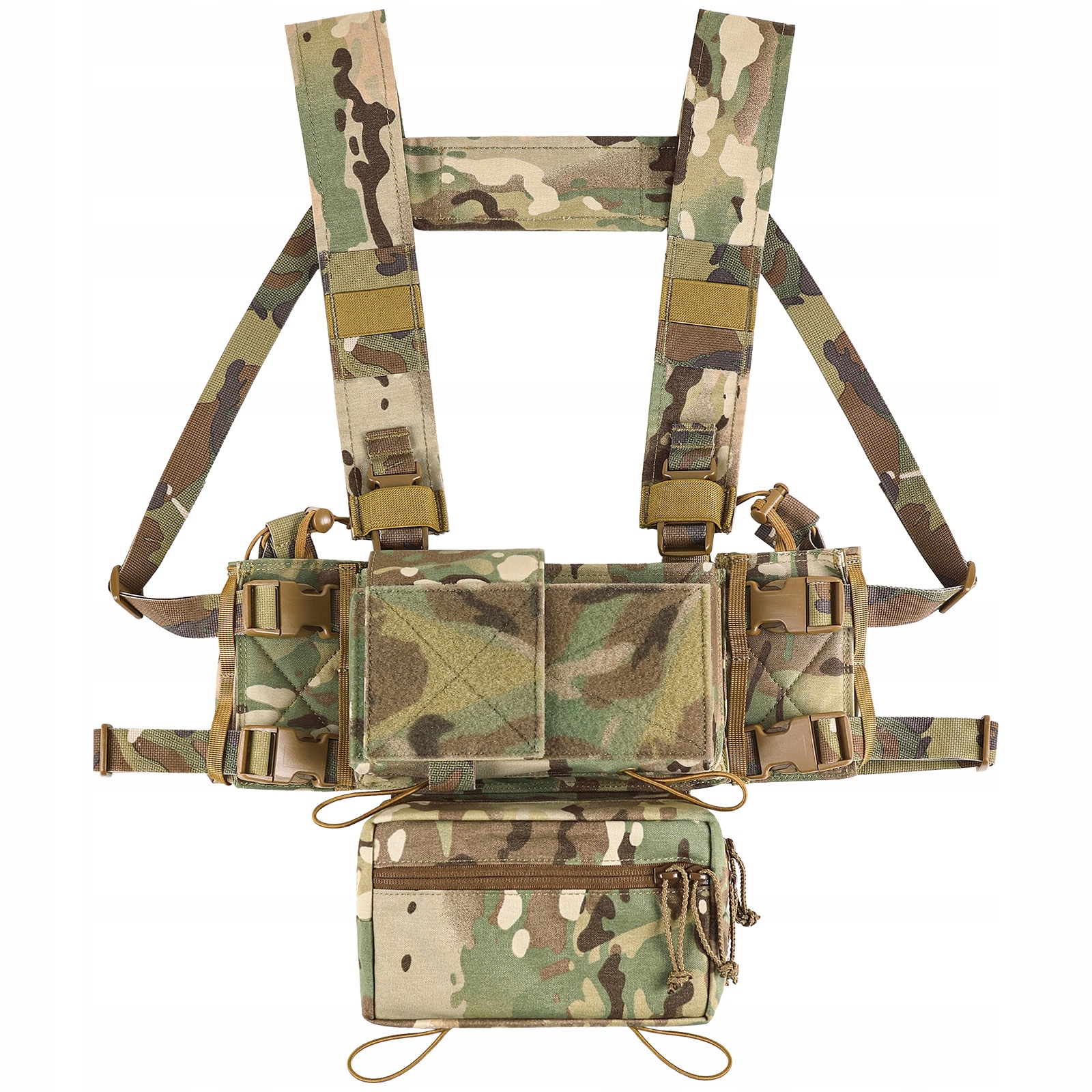Votagoo MK4 Kamizelka Taktyczna Chest Rig Multicam Molle z Danglerem