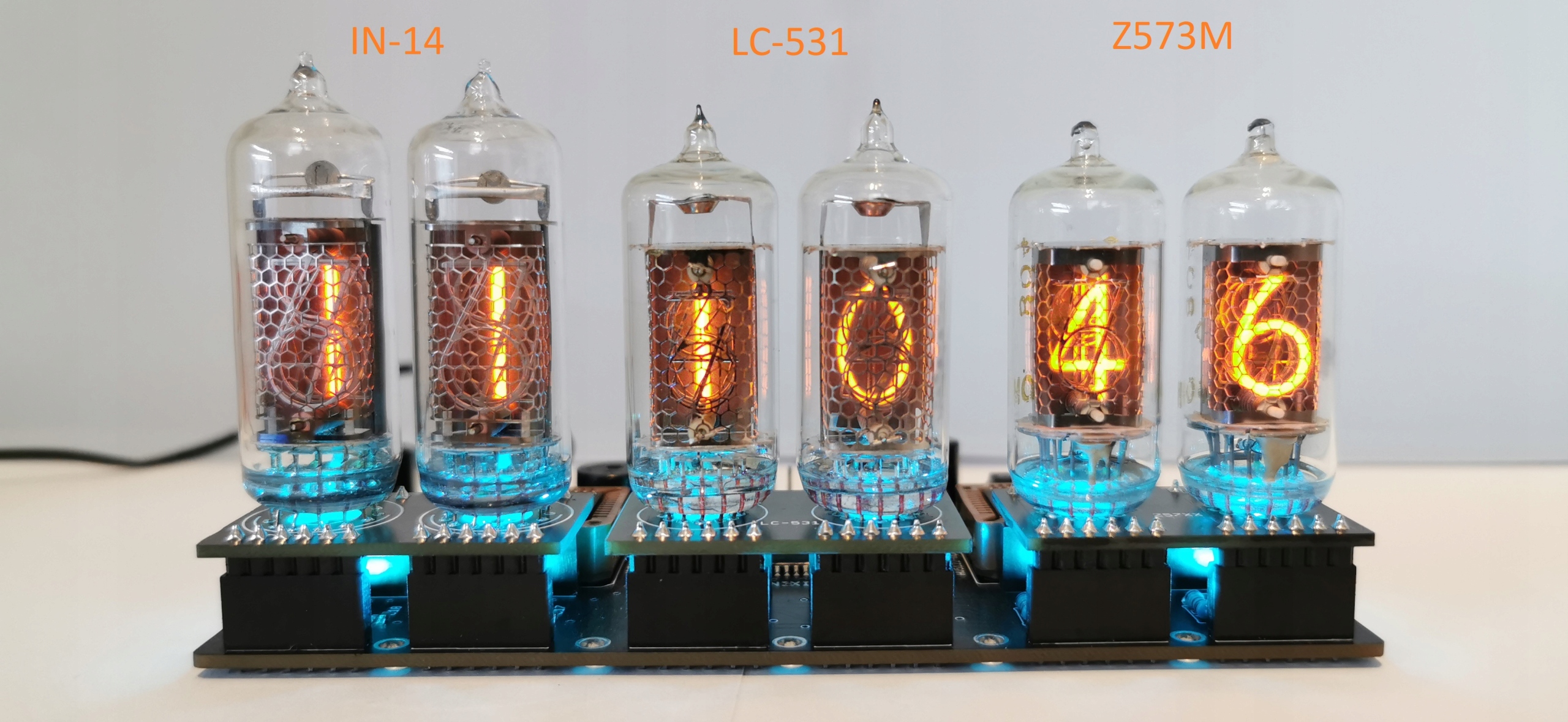 Uniwersalny Zegar Lampowy NIXIE WiFi Zestaw KIT Symbol Uni V1