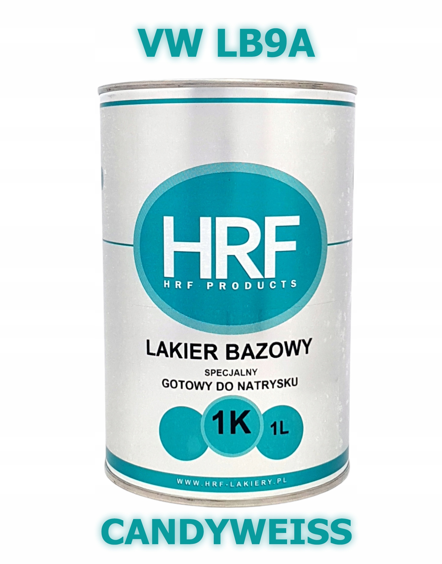 Hrf Lakier Bazowy 1K Vw LB9A 1L Gotowy Do Natrysku Candyweiss