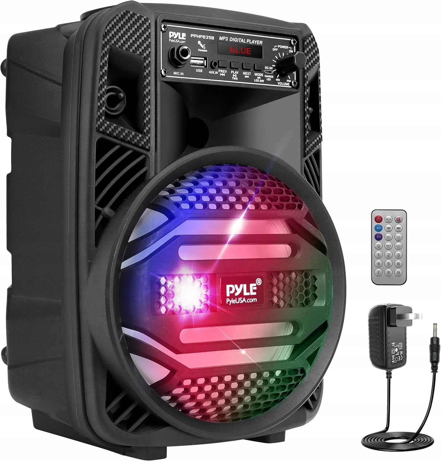 Głośnik przenośny Pyle PPHP835B Czarny 300 W Bluetooth Subwoofer