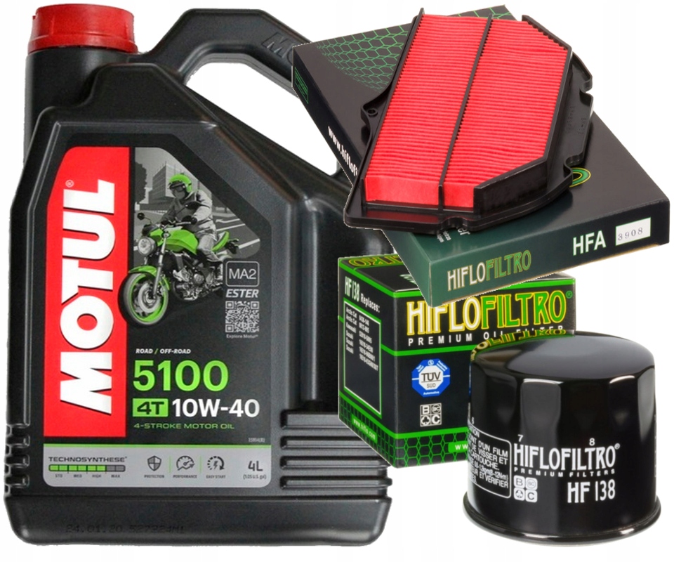 Комплект MOTUL 5100 10W40 SUZUKI GSX-R600 SRAD 01-03