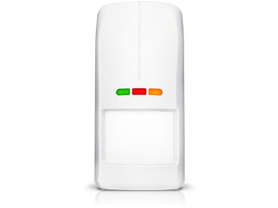 Vonkajší snímač pohybu Satel Opál Pro, duálny, biely, IP54