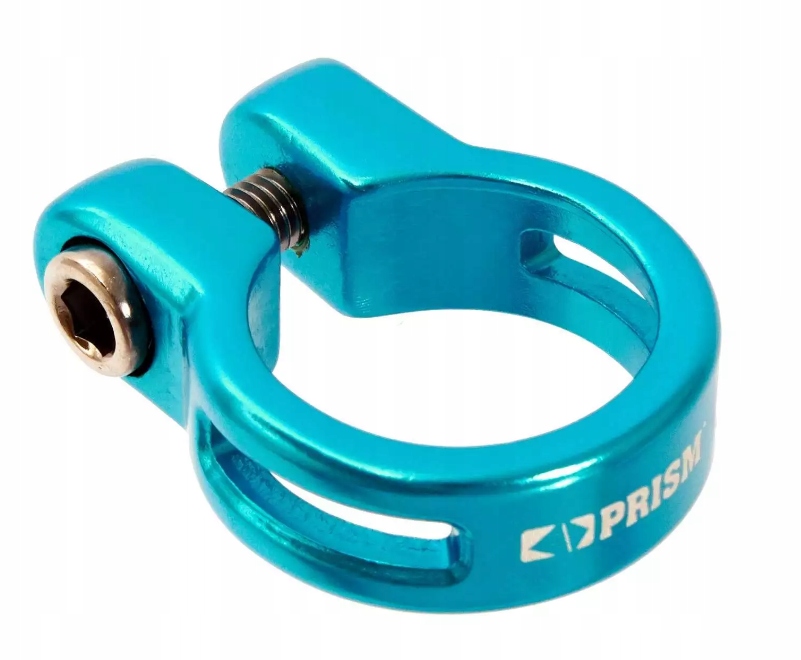 Obejma sztycy Khe Bikes Prism niebieska 28.6mm