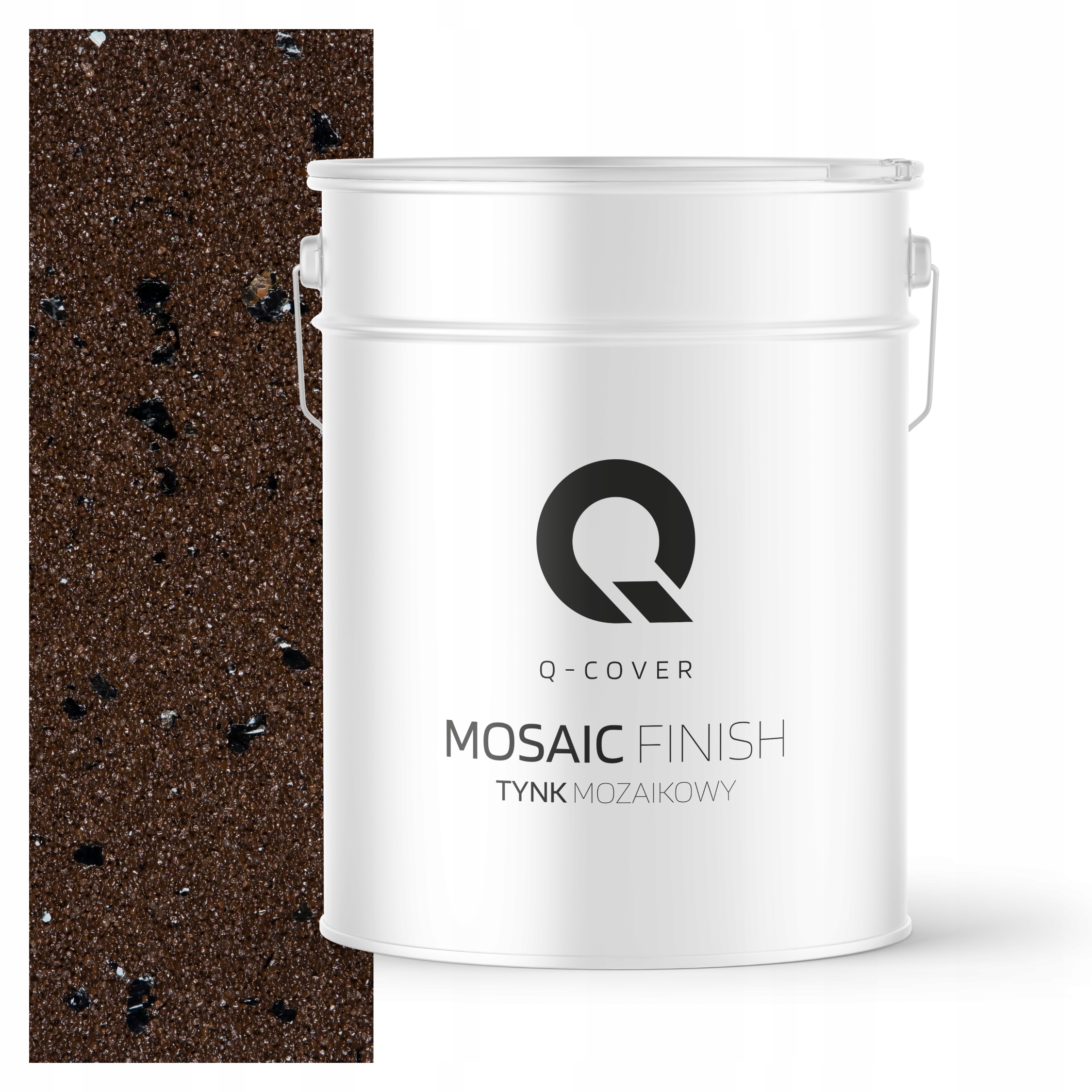 Mozaiková Omítka Mozaika 12,5 Kg Hnědá Tmavá S Černou Slídou M96 Ozdobná Slída