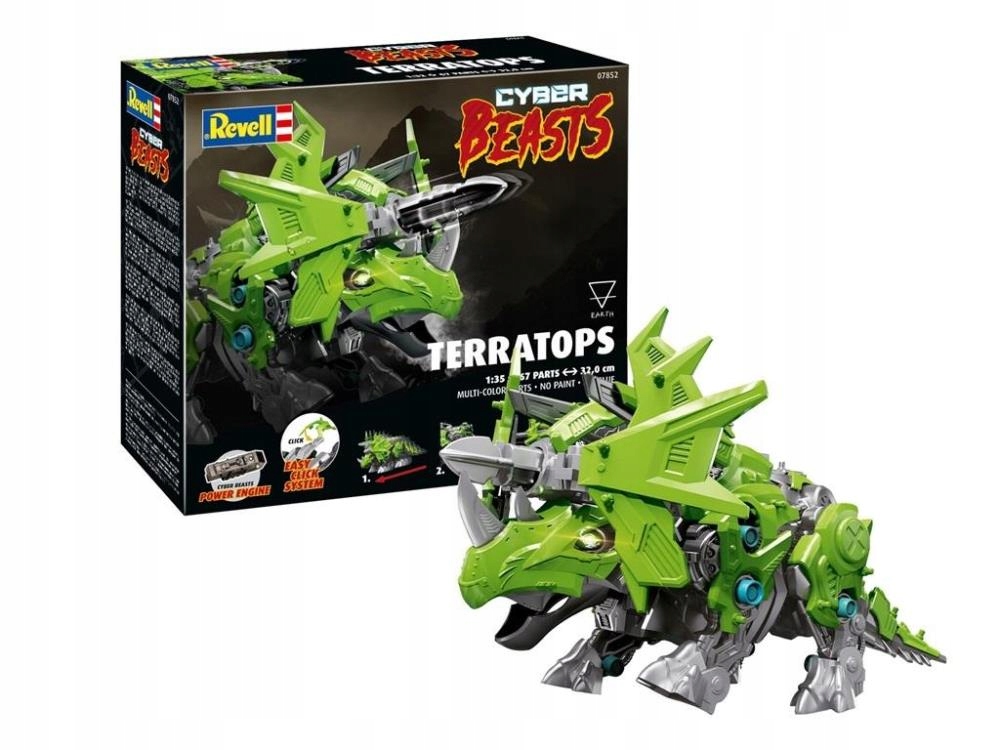 Cyberbeasts Terratops Revell 07852 Měřítko 1/35