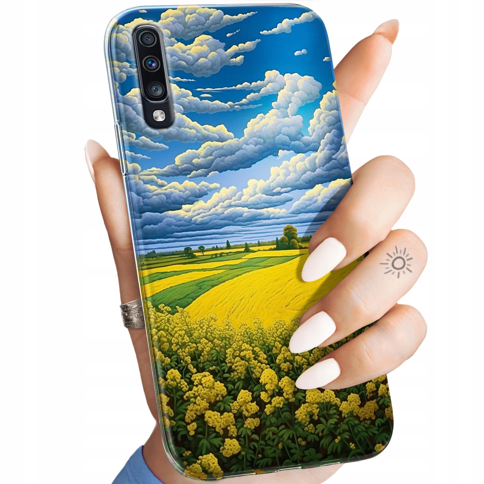 Etui Do Samsung Galaxy A70 A70S Chmury Niebo Błękit Obudowa Case