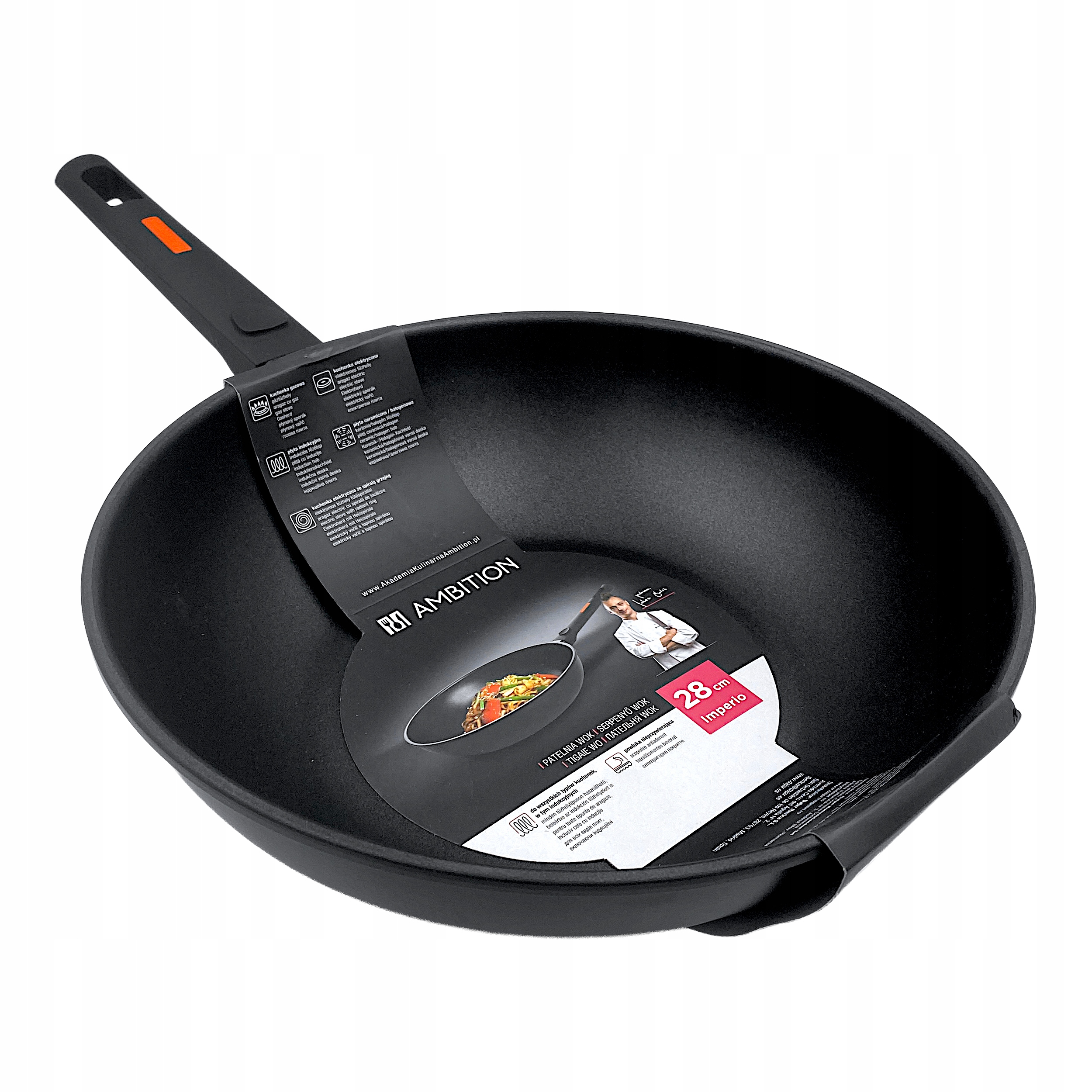 Patelnia Wok Ambition 28 cm Imperio