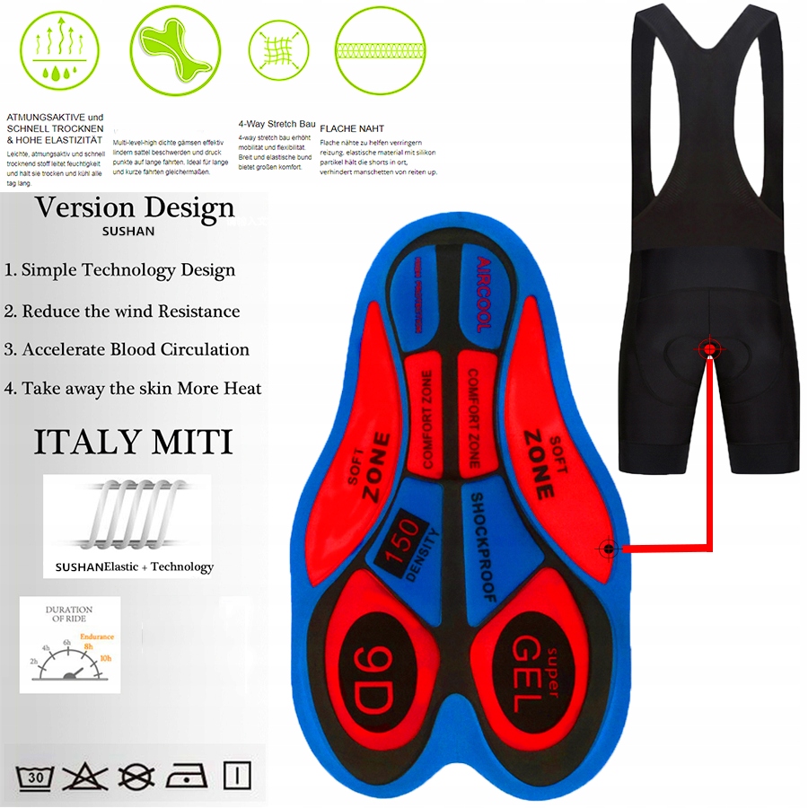 Męski Strój kolarski MTB strój na rower rowerowy Marka inna