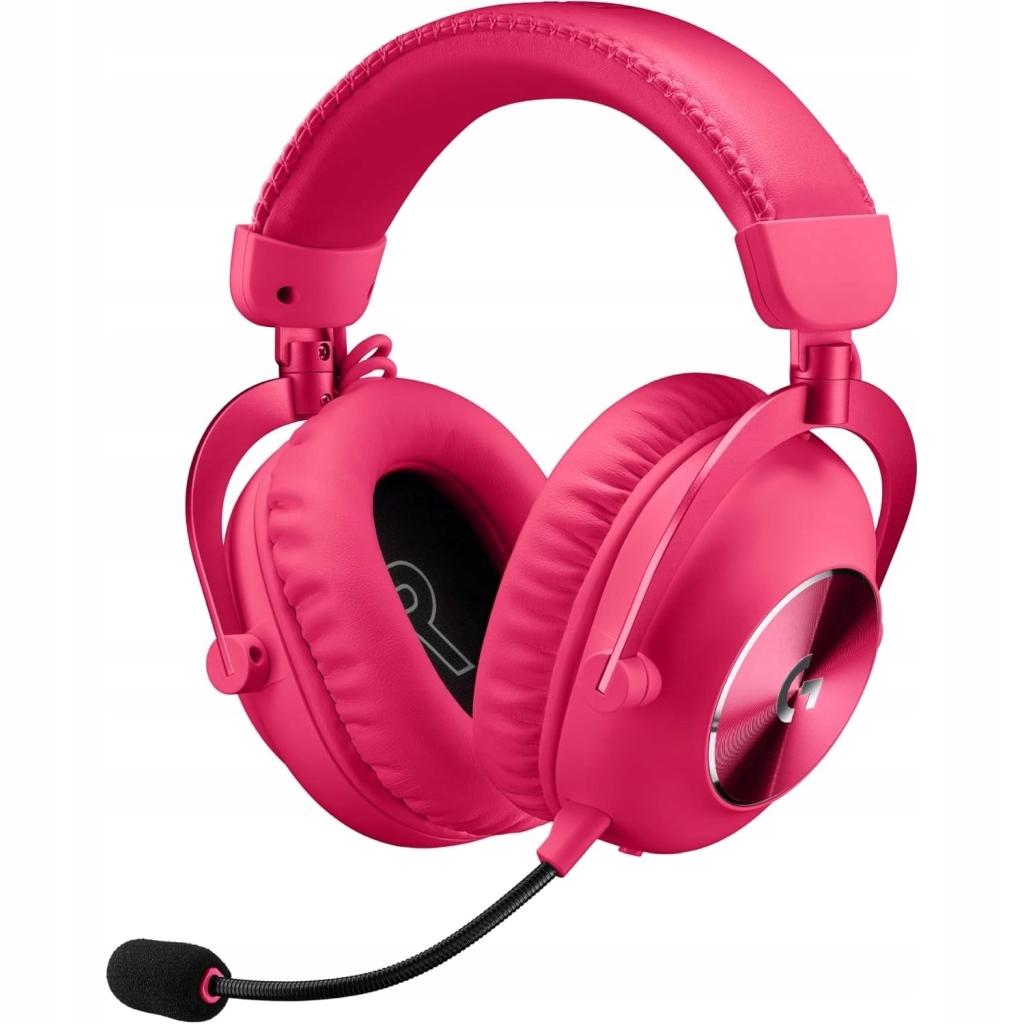 Logitech G Pro X2 Lightspeed – Sluchátka s mikrofonem Magenta