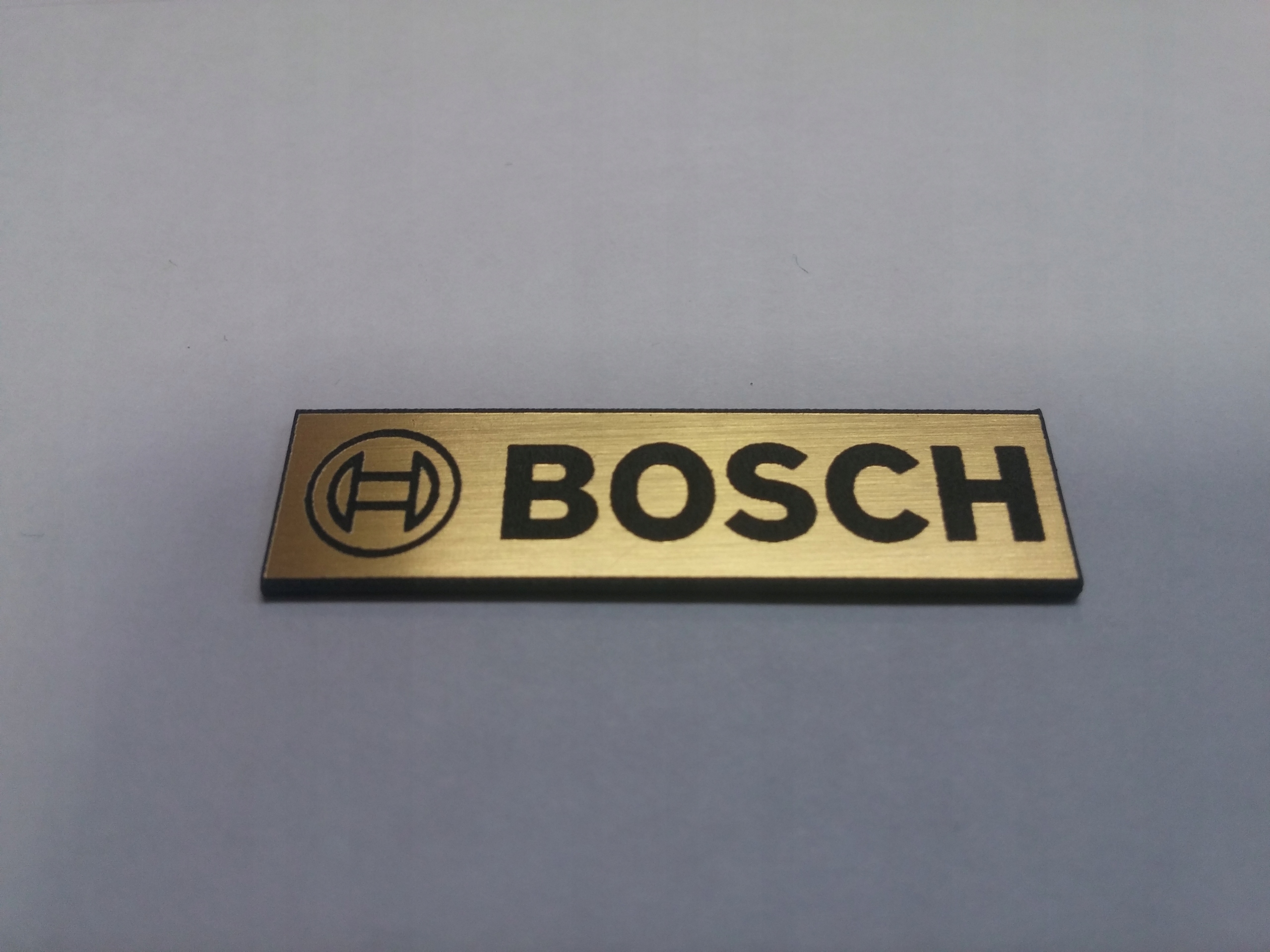 

Bosch naklejka emblemat 74 x 20 mm * Złota