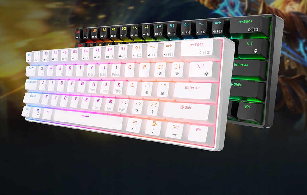 ROYAL KLUDGE RK61 Black Gaming Keyboard Red switch — 13