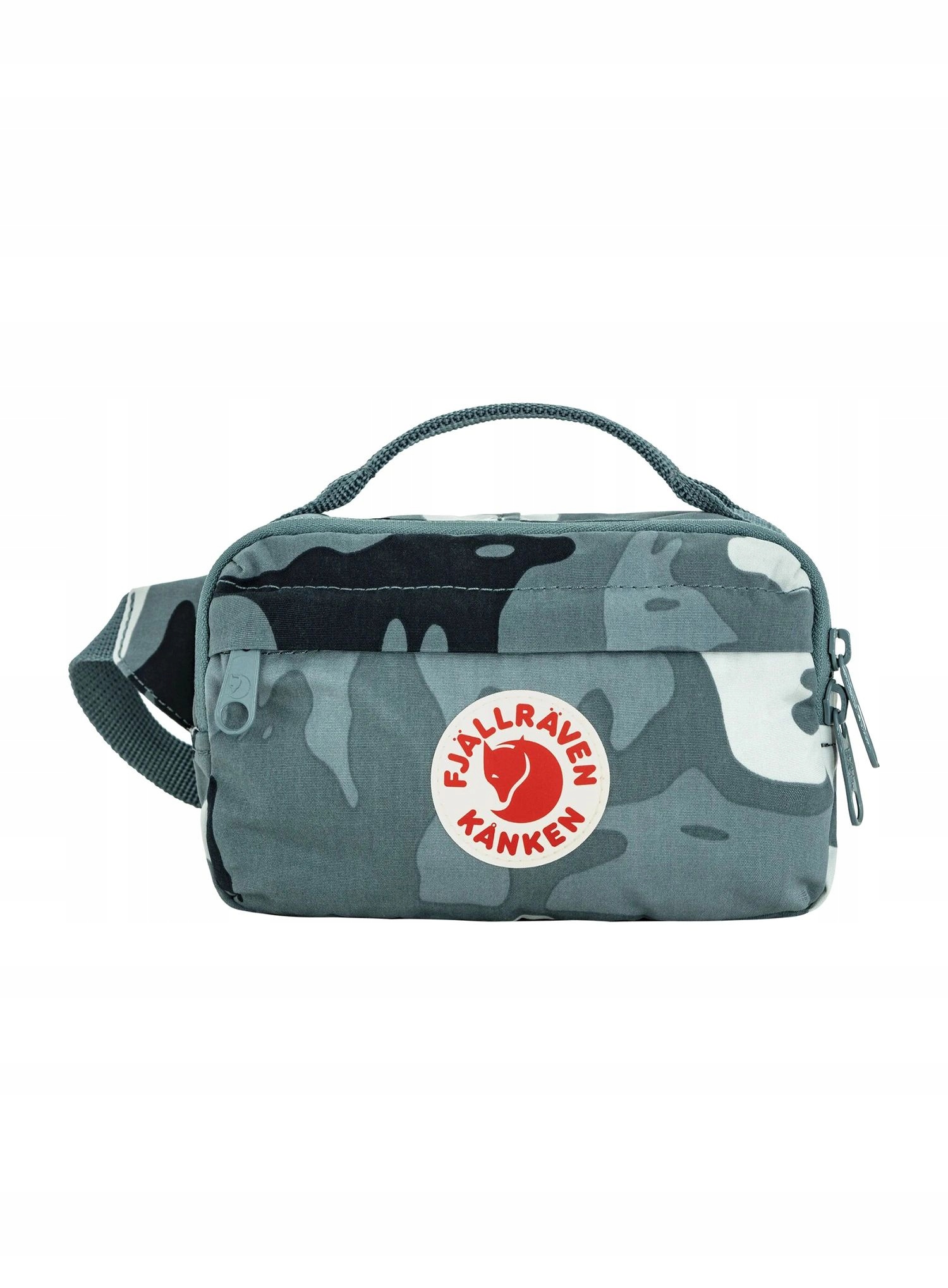 Bederní taška Fjallraven Kanken Graphics Hip Pack nimbus blue/animals