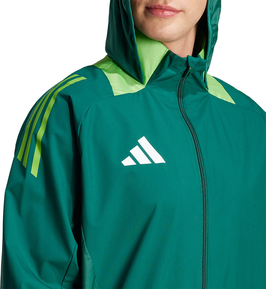 Pánská bunda Adidas Tiro 24 Competition All-weather Zelená IR9521 vel. 2XL