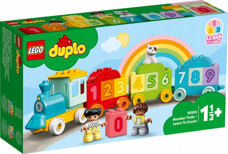 

Lego Pociąg Z Cyferkami Nauka Liczenia 10954 Duplo