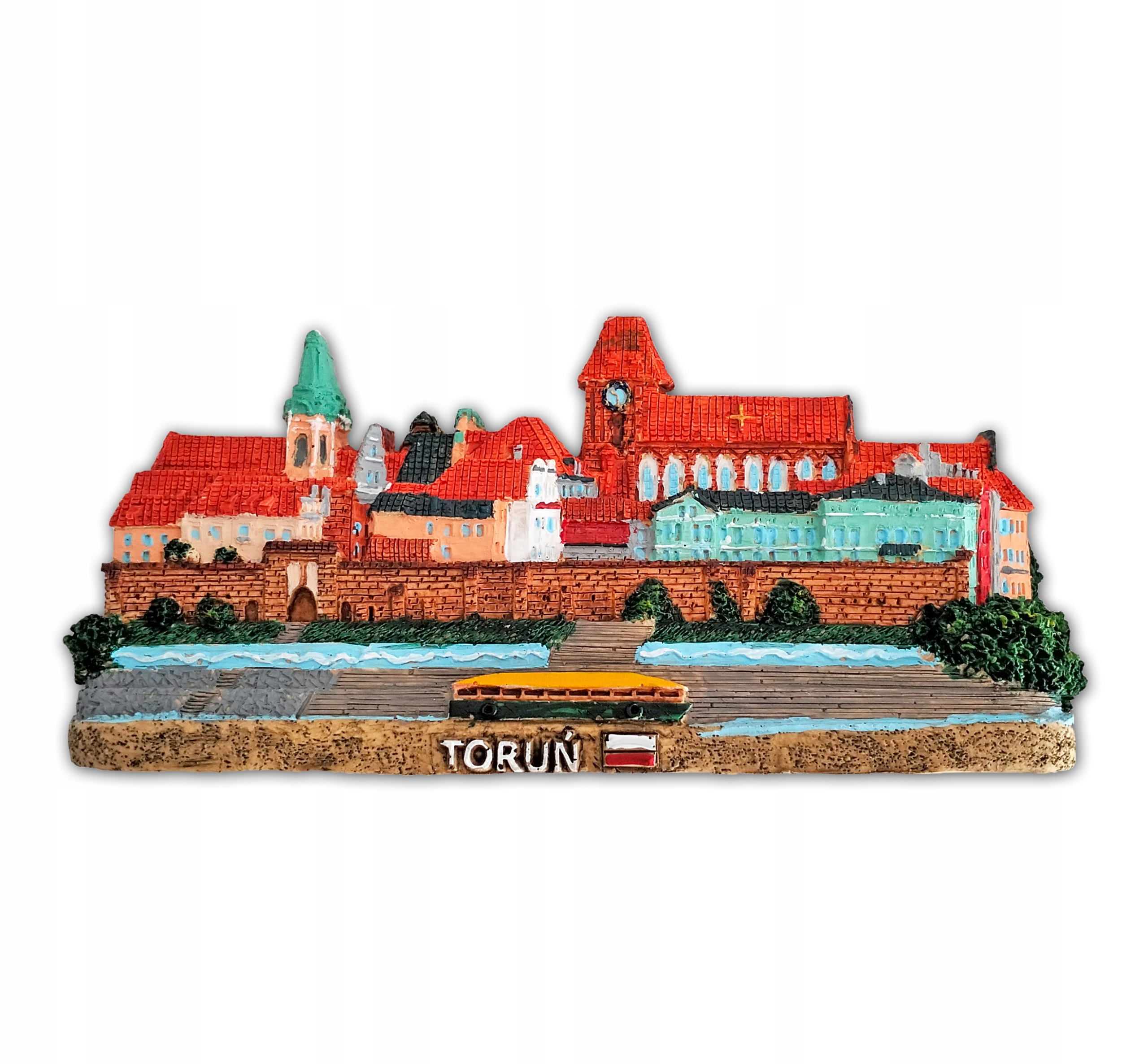 TORUŃ - Panorama miasta - magnes Arte-Fakt