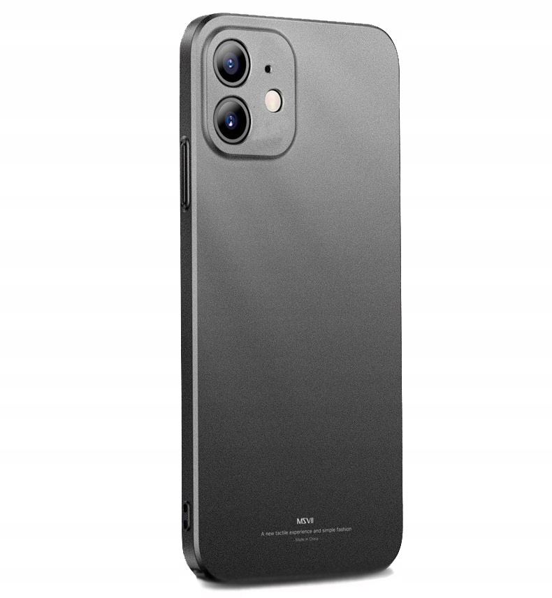 

Etui Msvii do iPhone 12 Mini, Matte, case futerał