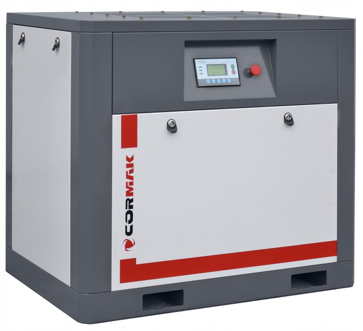 WYDAJNA SPRĘŻARKA ŚRUBOWA KOMPRESOR OLEJOWY CORMAK THEOR 20 15kW 2000 l/min
