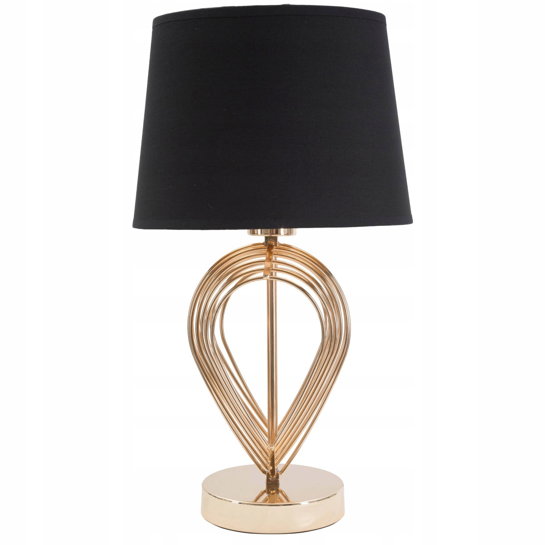 Stolová lampa so zlatým zdobením Maxt