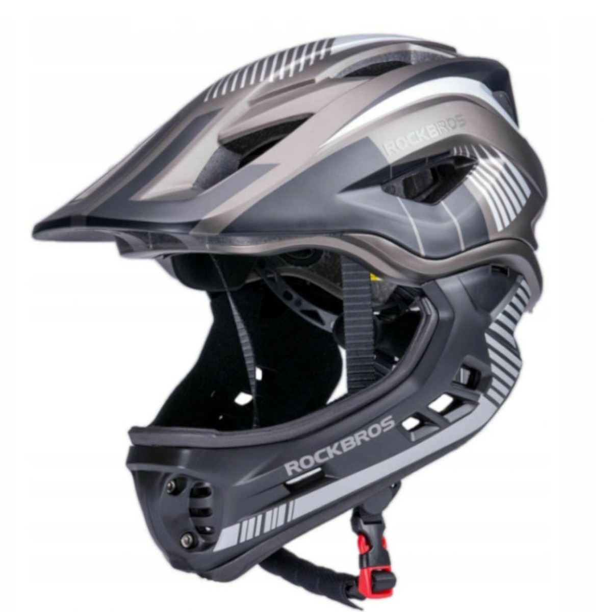 Kask rowerowy dziecięcy, szczękowy, ochronny na rower mtb, hulajnogę, "M"