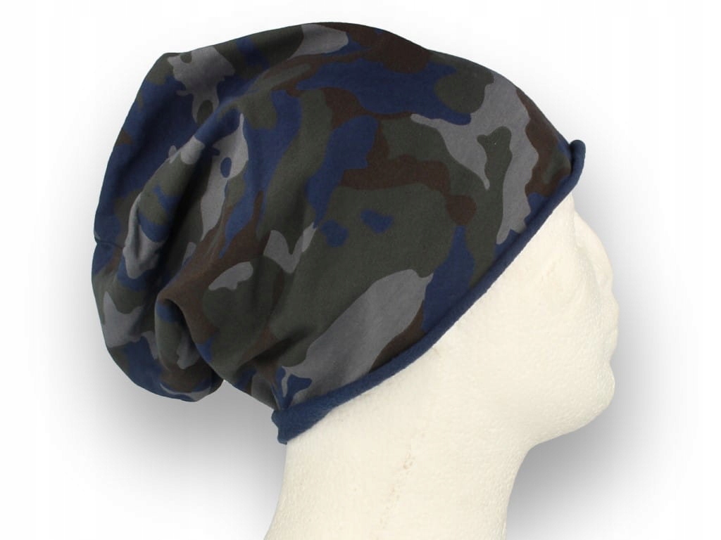 

Czapka damska Beanie cienka smerfetka bawełna