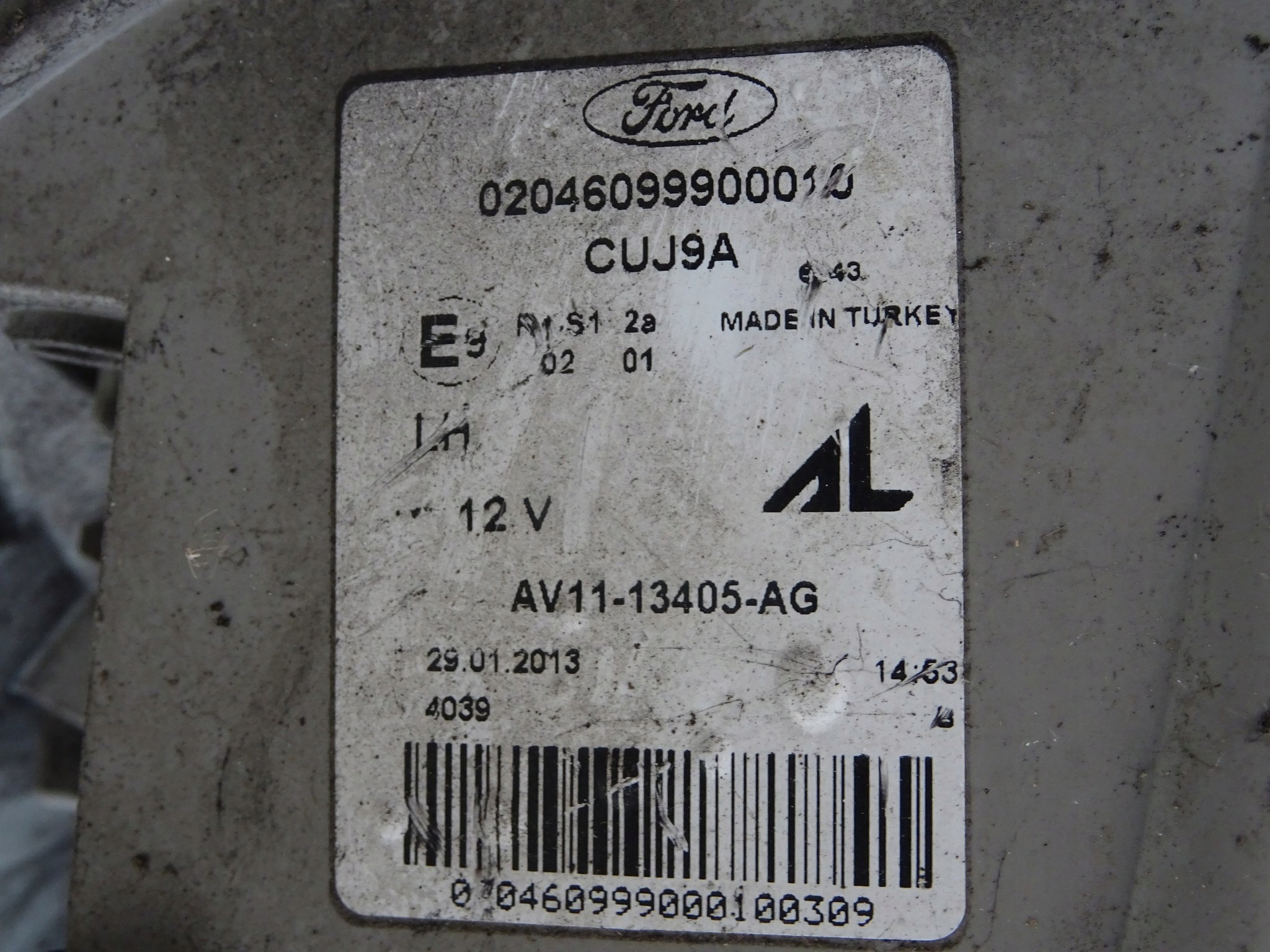 FORD B MAX light left left rear part AV11-13405-AG