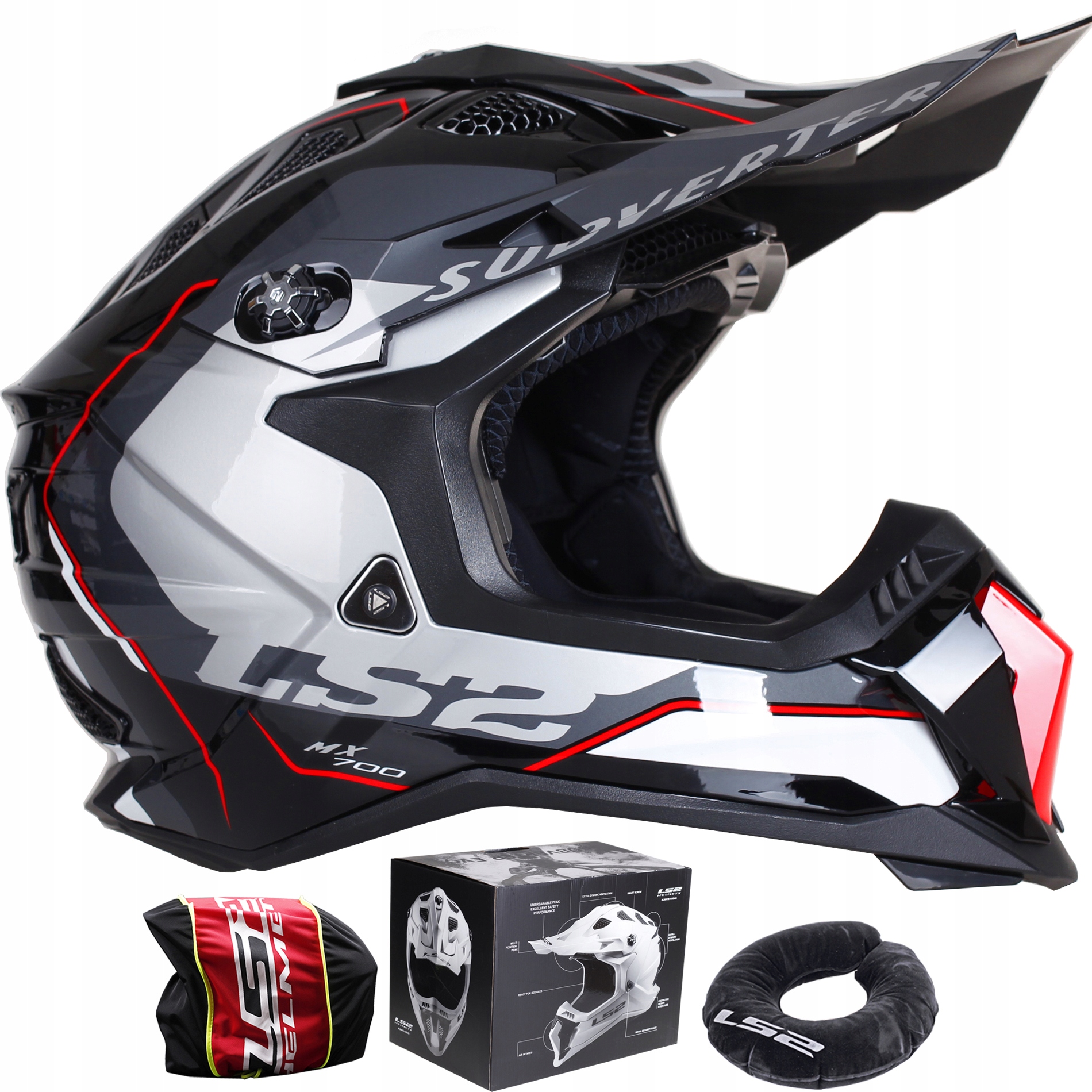 

Kask Cross LS2 MX700 Subverter Evo Arched silver