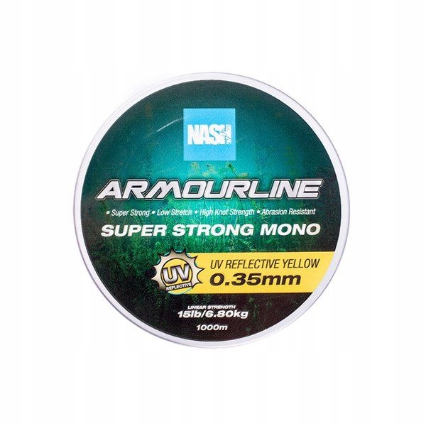 Żyłka Nash Armourline Mono Uv Yellow 15lb 0.35mm 1000m T6048-TP