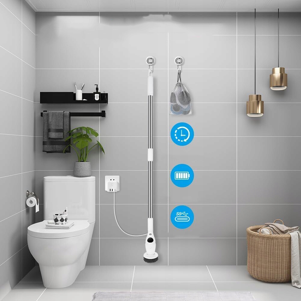 WIELOFUNKCYJNA ELEKTRYCZNA SZCZOTKA DO CZYSZCZENIA Z 8 GŁOWICAMI SZCZOTKI Typ szczotka elektryczna