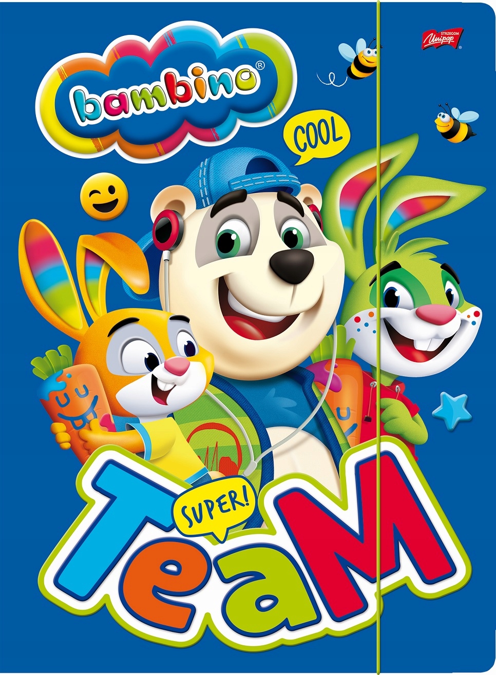 

Bambino Teczka z gumką A4 szkolna na rysunki