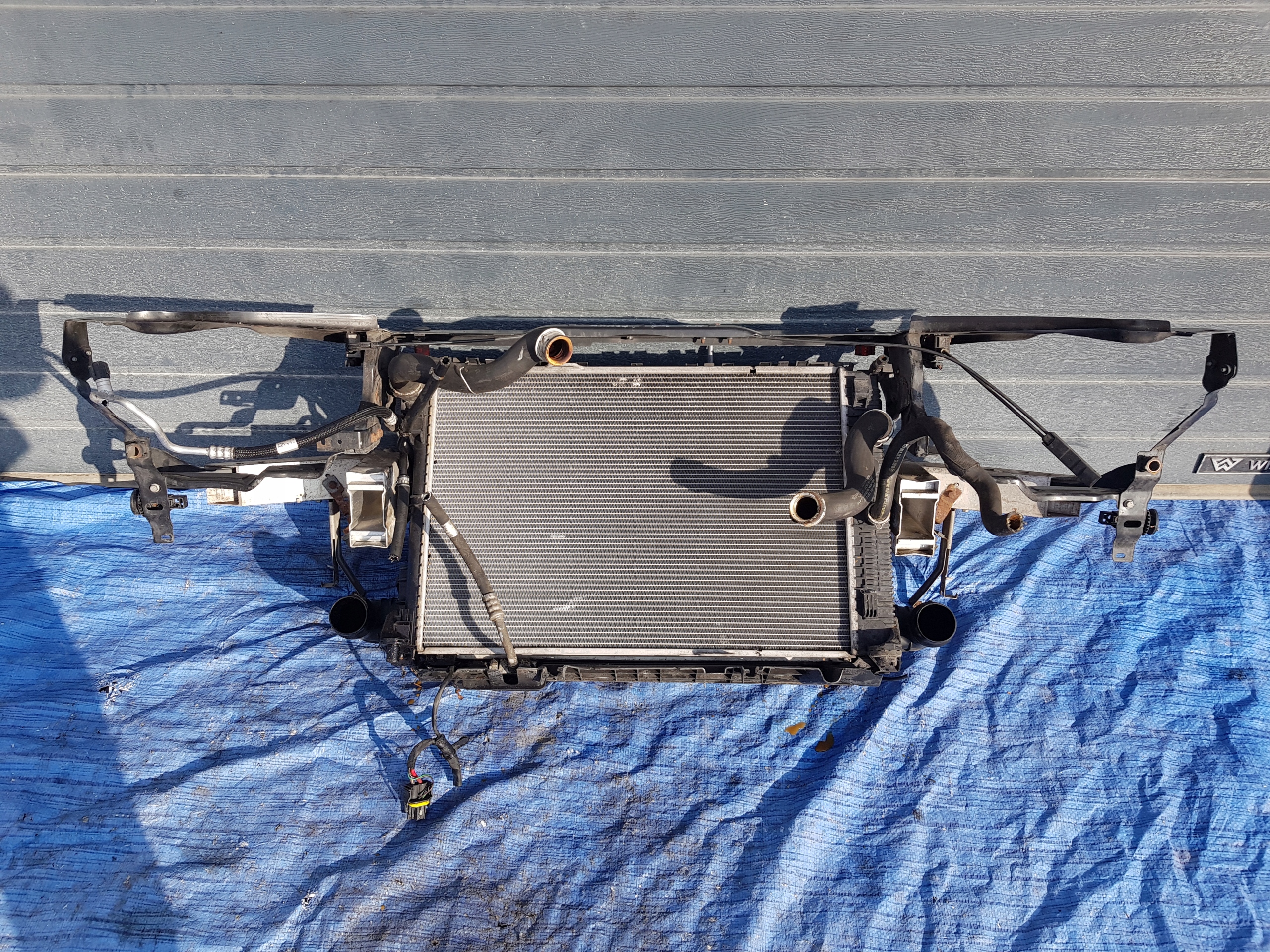 support panel for radiators radiator MERCEDES W204 2.2 CDI 651 MANUAL
