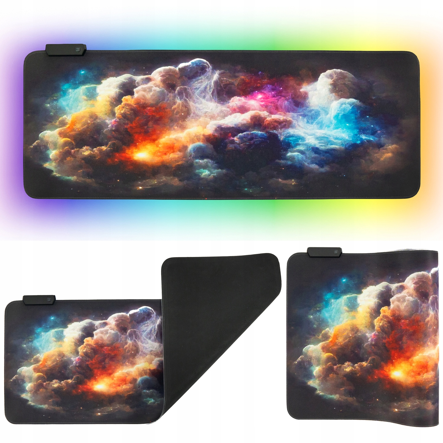 

Podkładka podświetlana Led pod mysz XXL 80x30 cm